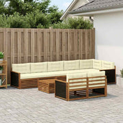 Set vanjskih sofa s jastukom 9 pcs