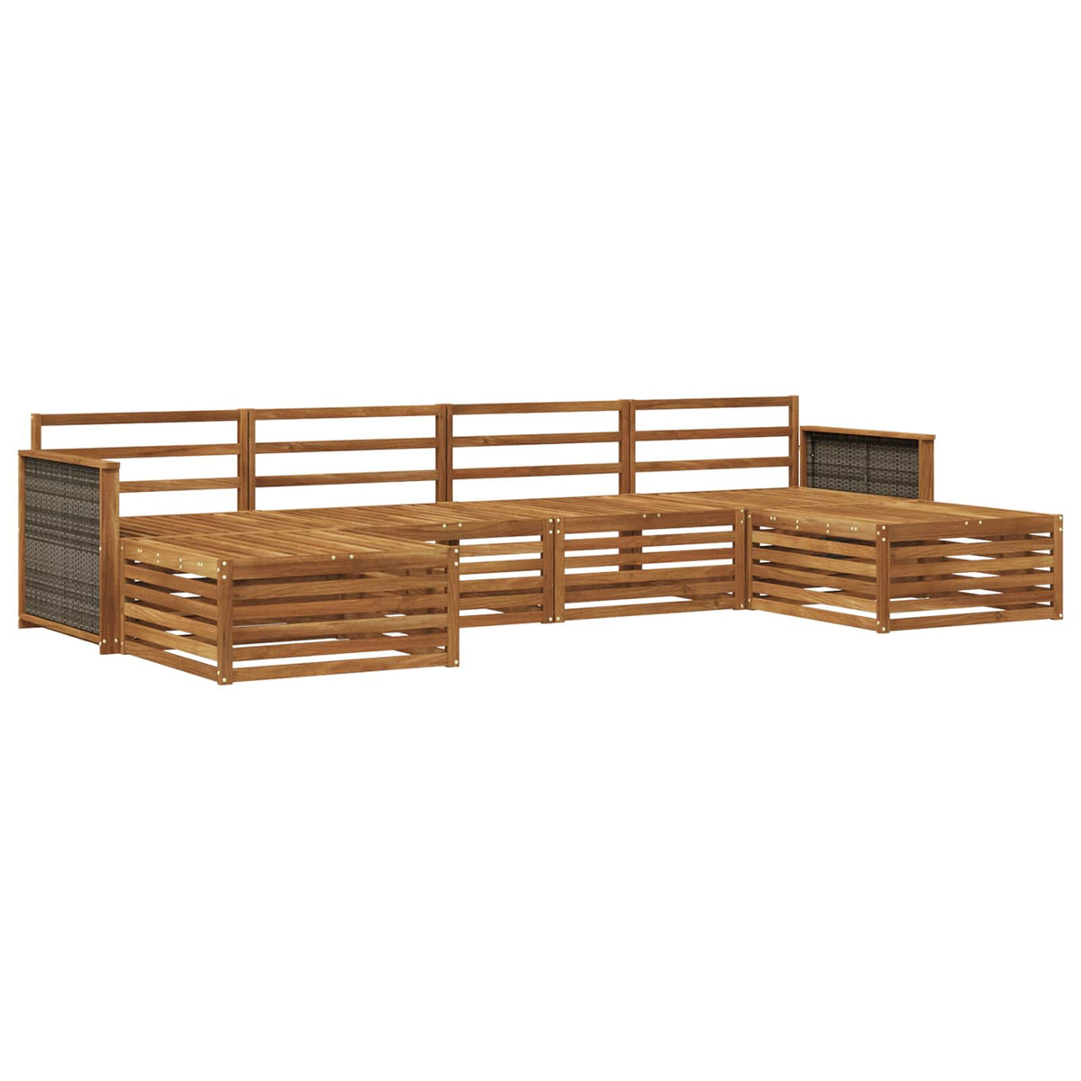 Setovi sofa 6 pcs Čvrsto drvo akacije