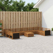 Setovi sofa 11 pcs Čvrsto drvo akacije