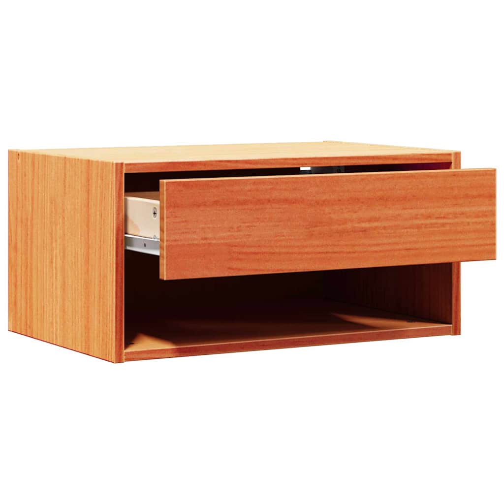 Noćni ormarić s ladicama 2 pcs Vosak smeđa 50 x 32,5 x 24 cm