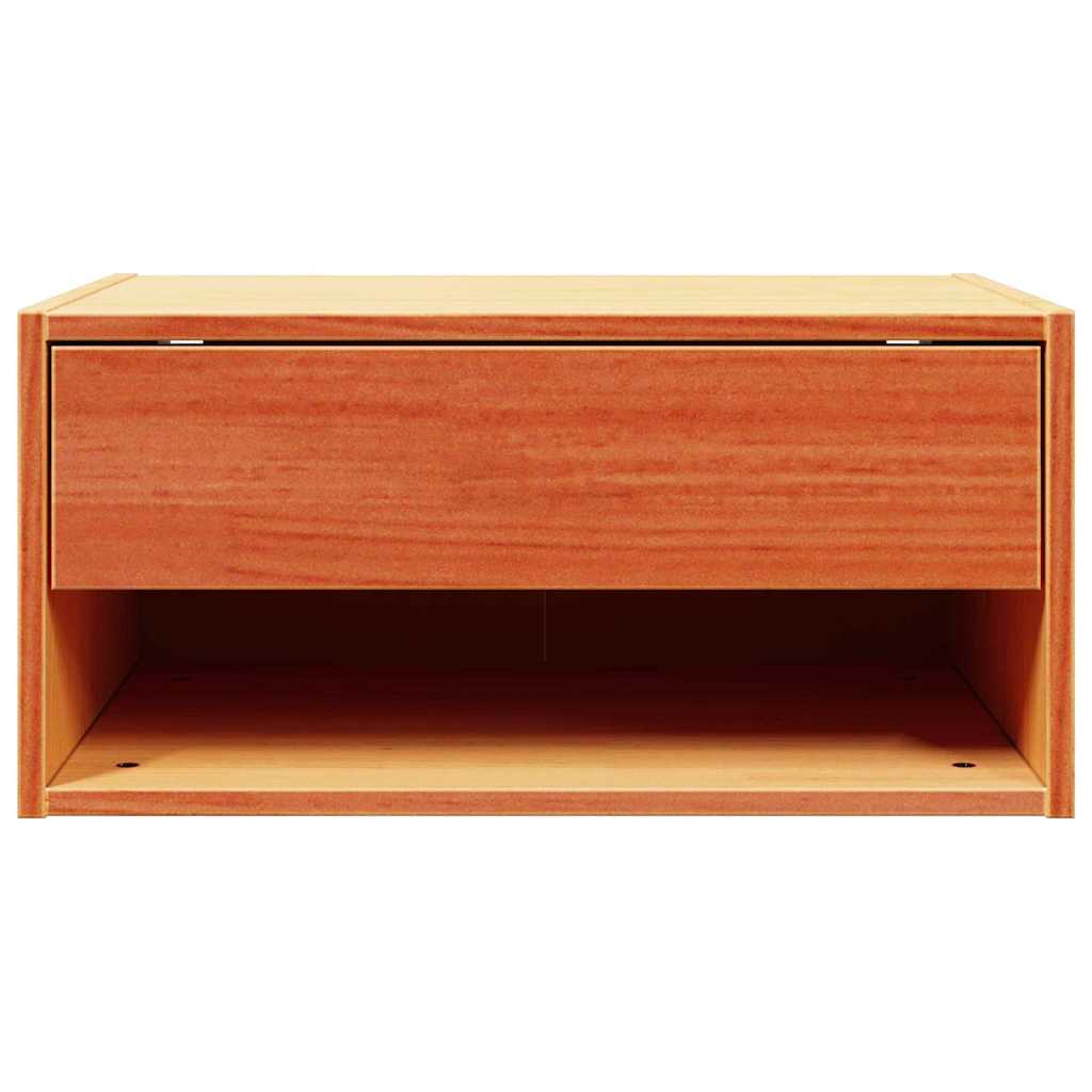 Noćni ormarić s ladicama 2 pcs Vosak smeđa 50 x 32,5 x 24 cm