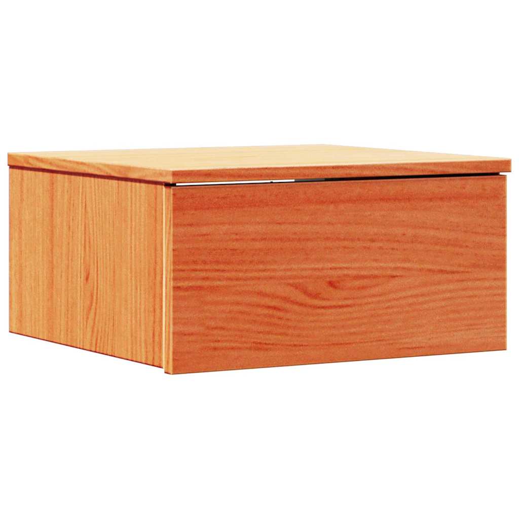 Noćni ormarić s ladicama 2 pcs Vosak smeđa 37 x 35 x 18,5 cm
