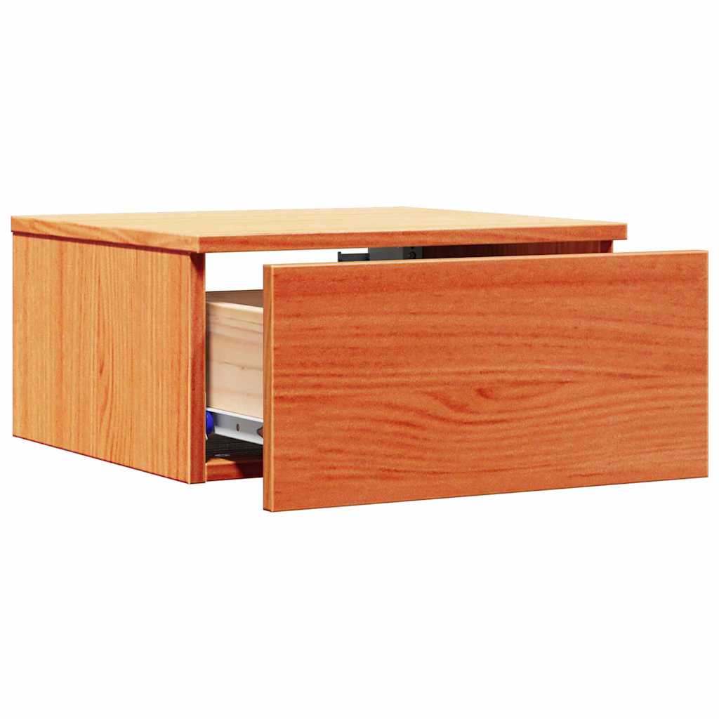 Noćni ormarić s ladicama 2 pcs Vosak smeđa 37 x 35 x 18,5 cm