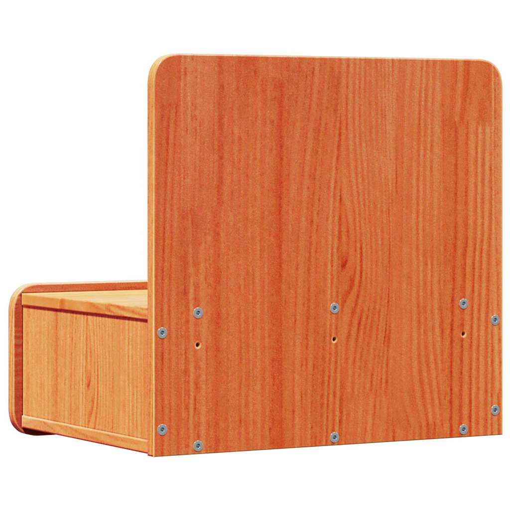Noćni ormarić s ladicama 2 pcs Vosak smeđa 44 x 32,5 x 40 cm