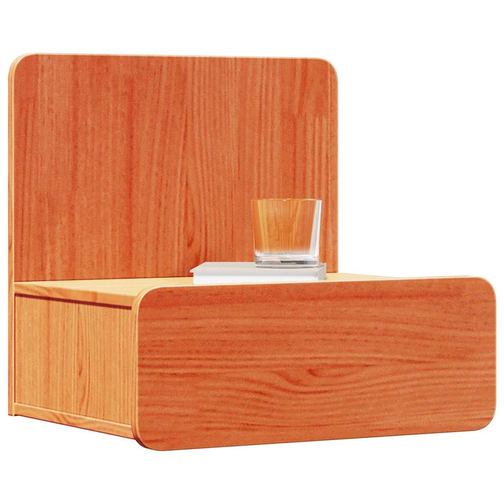 Noćni ormarić s ladicama 2 pcs Vosak smeđa 44 x 32,5 x 40 cm