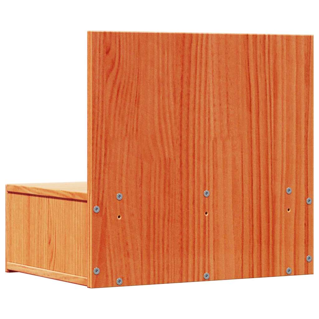 Noćni ormarić s ladicama 2 pcs Vosak smeđa 42 x 32,5 x 40 cm
