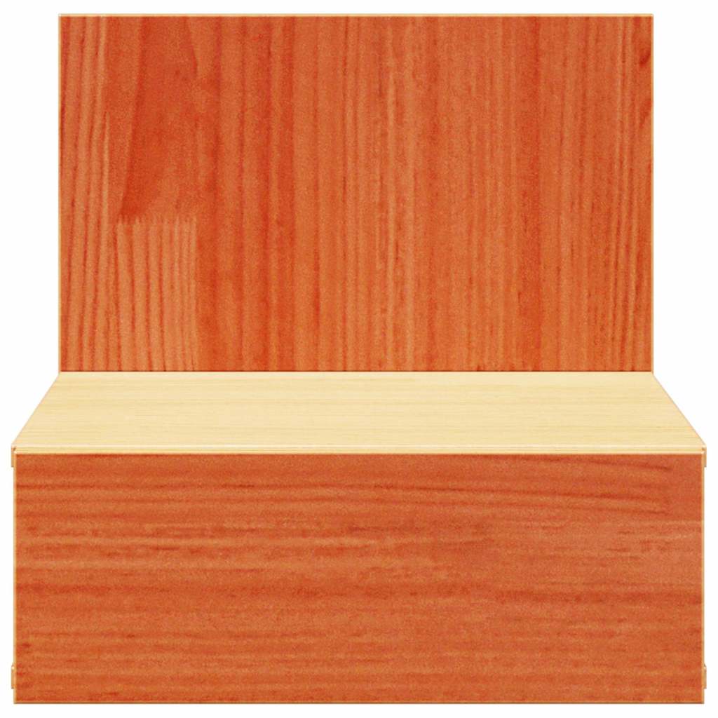Noćni ormarić s ladicama 2 pcs Vosak smeđa 42 x 32,5 x 40 cm