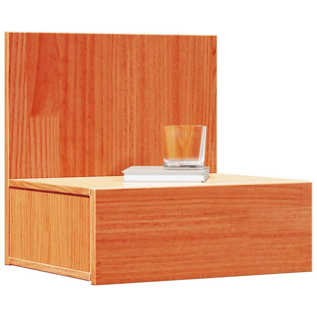 Noćni ormarić s ladicama 2 pcs Vosak smeđa 42 x 32,5 x 40 cm