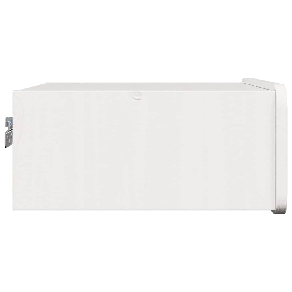 Noćni ormarić 2 pcs Bijelo 39 x 34 x 16,5 cm Masivna borovina