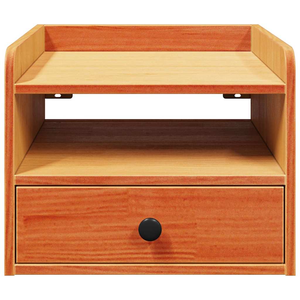 Noćni ormarić s ladicama 2 pcs Vosak smeđa 38 x 36 x 29,5 cm