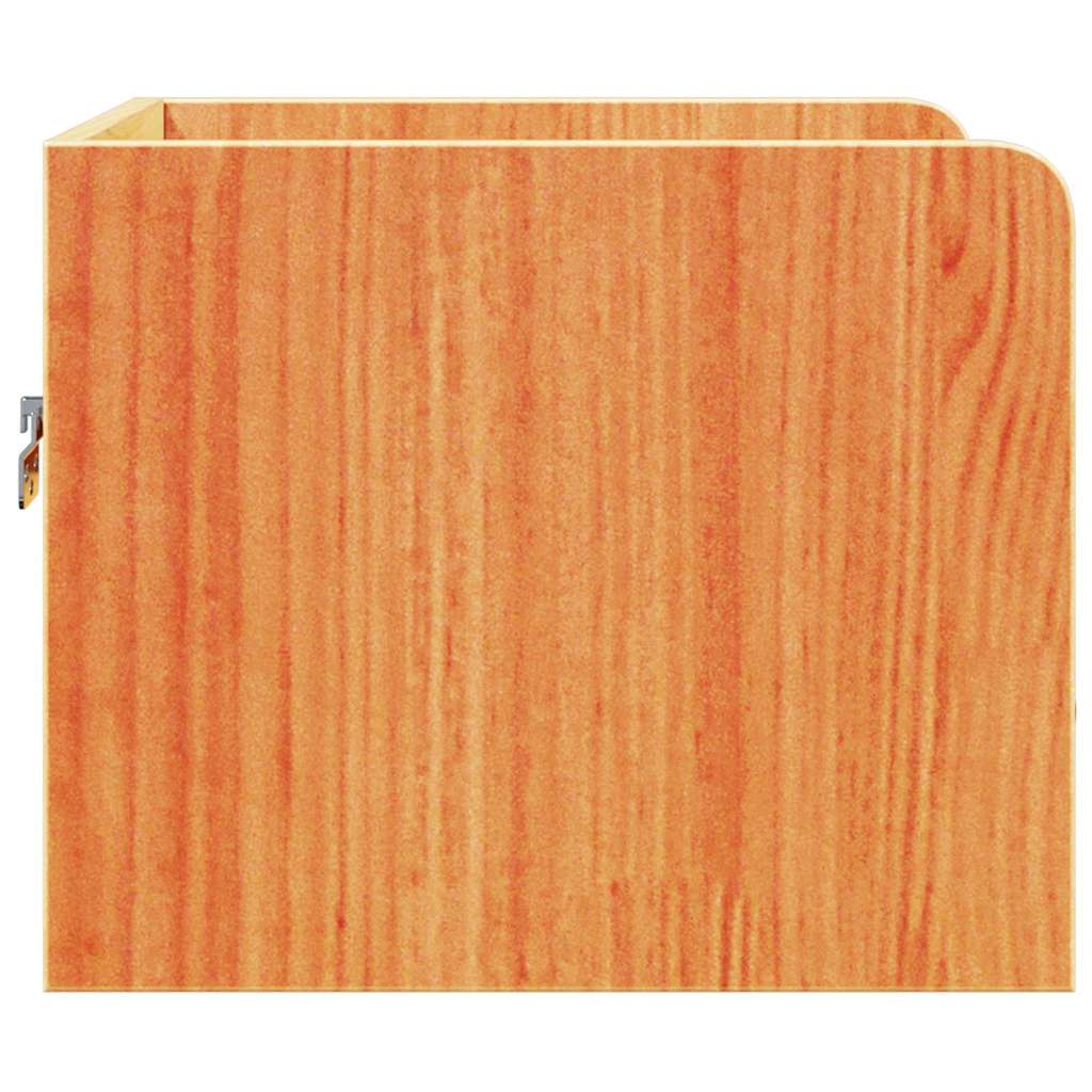 Noćni ormarić s ladicama 2 pcs Vosak smeđa 38 x 36 x 29,5 cm
