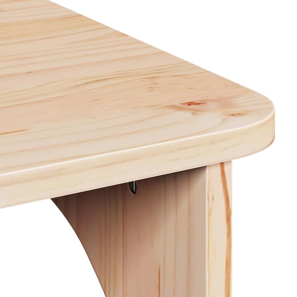 Kava Stol Prirodna 80 x 50 x 31 cm Masivna borovina