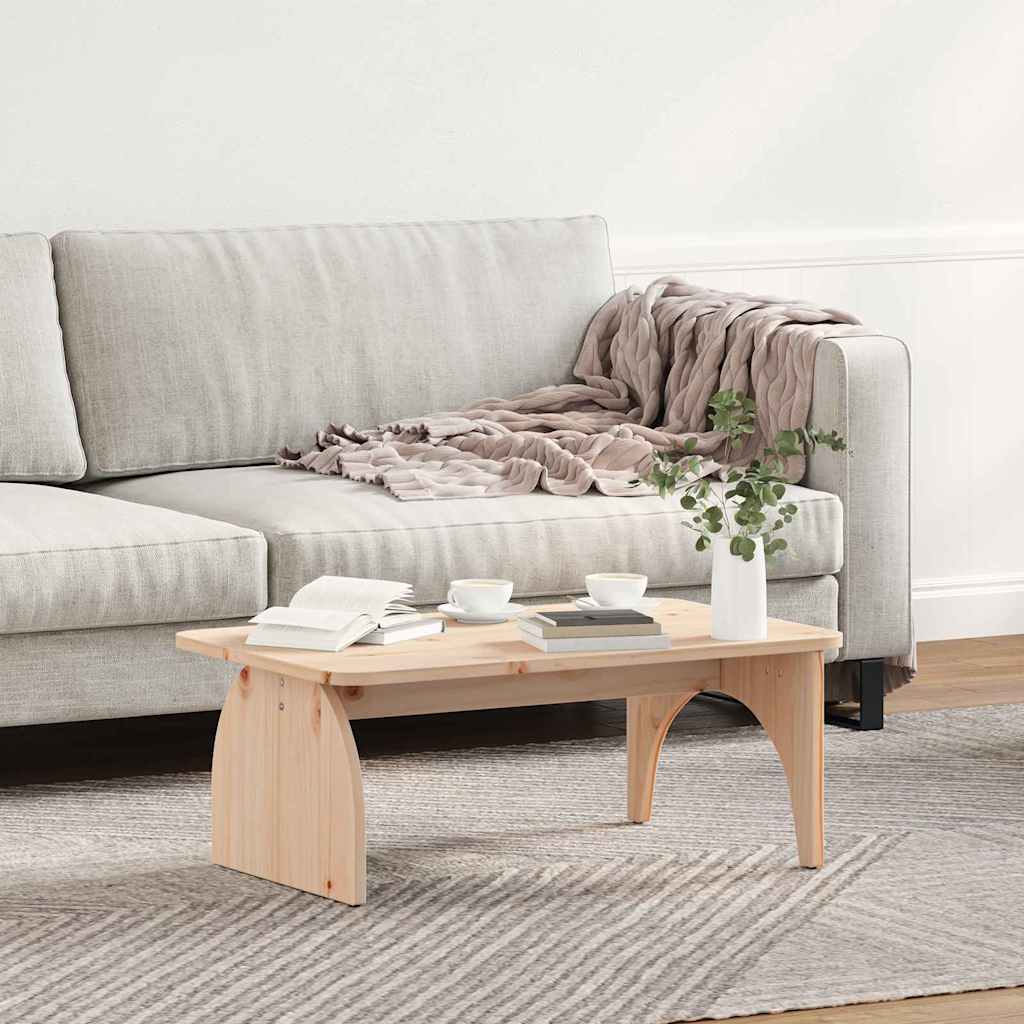 Kava Stol Prirodna 80 x 50 x 31 cm Masivna borovina