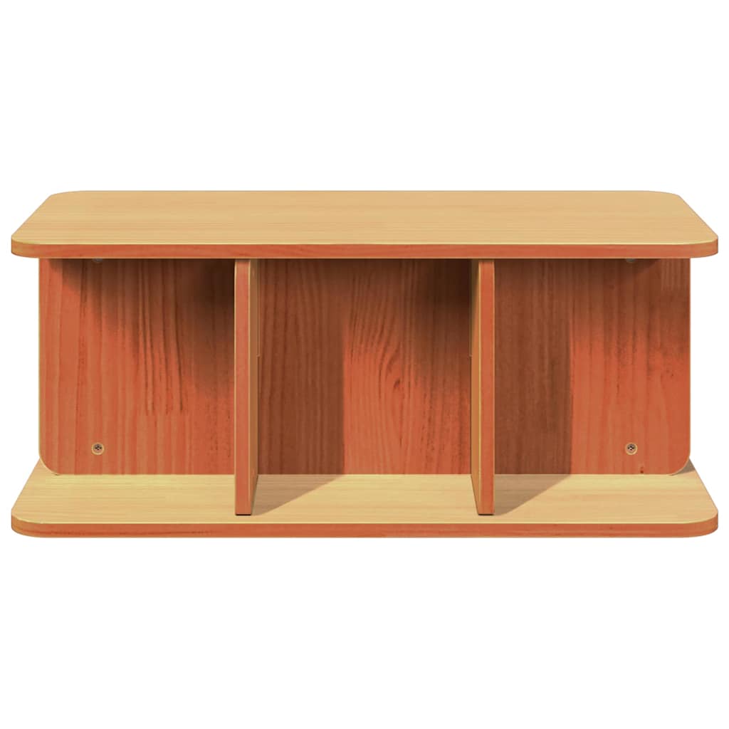 Kava Stol Vosak smeđa 80 x 39,5 x 33,5 cm Masivna borovina
