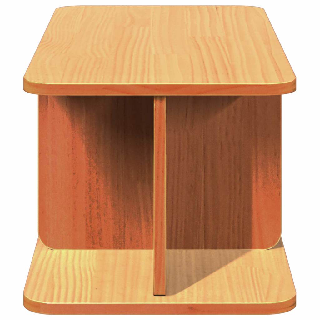 Kava Stol Vosak smeđa 80 x 39,5 x 33,5 cm Masivna borovina