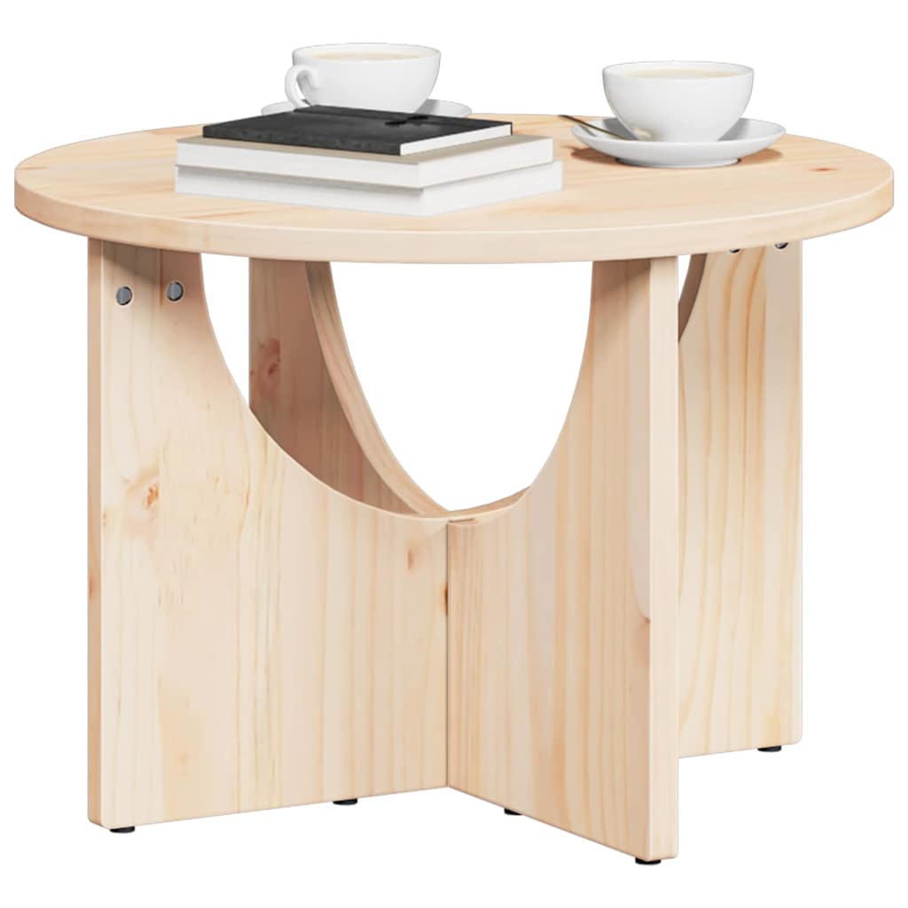 Kava Stol Prirodna 50 x 50 x 35 cm Masivna borovina