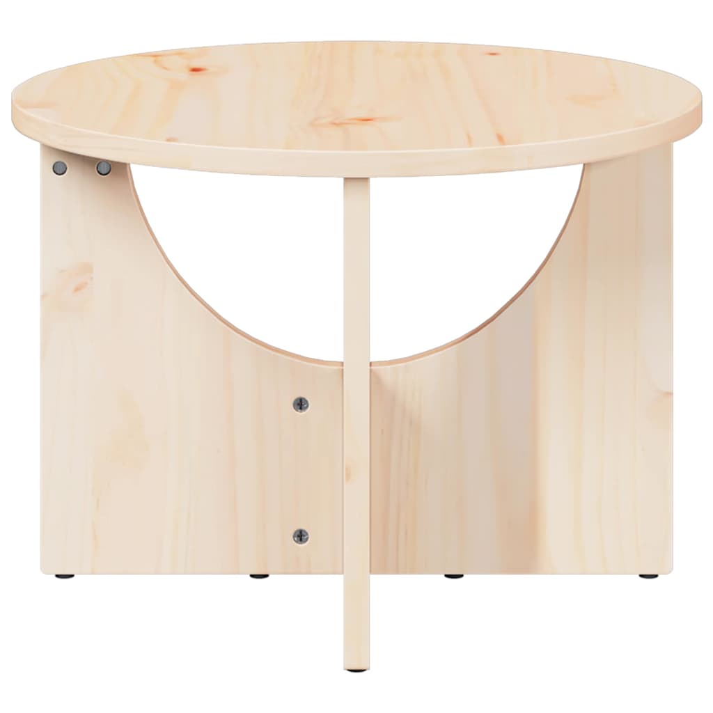 Kava Stol Prirodna 50 x 50 x 35 cm Masivna borovina