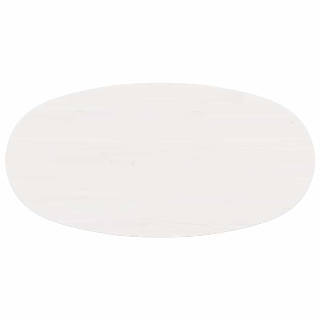Kava Stol Bijelo 80 x 40 x 35 cm Čvrsto borovo drvo