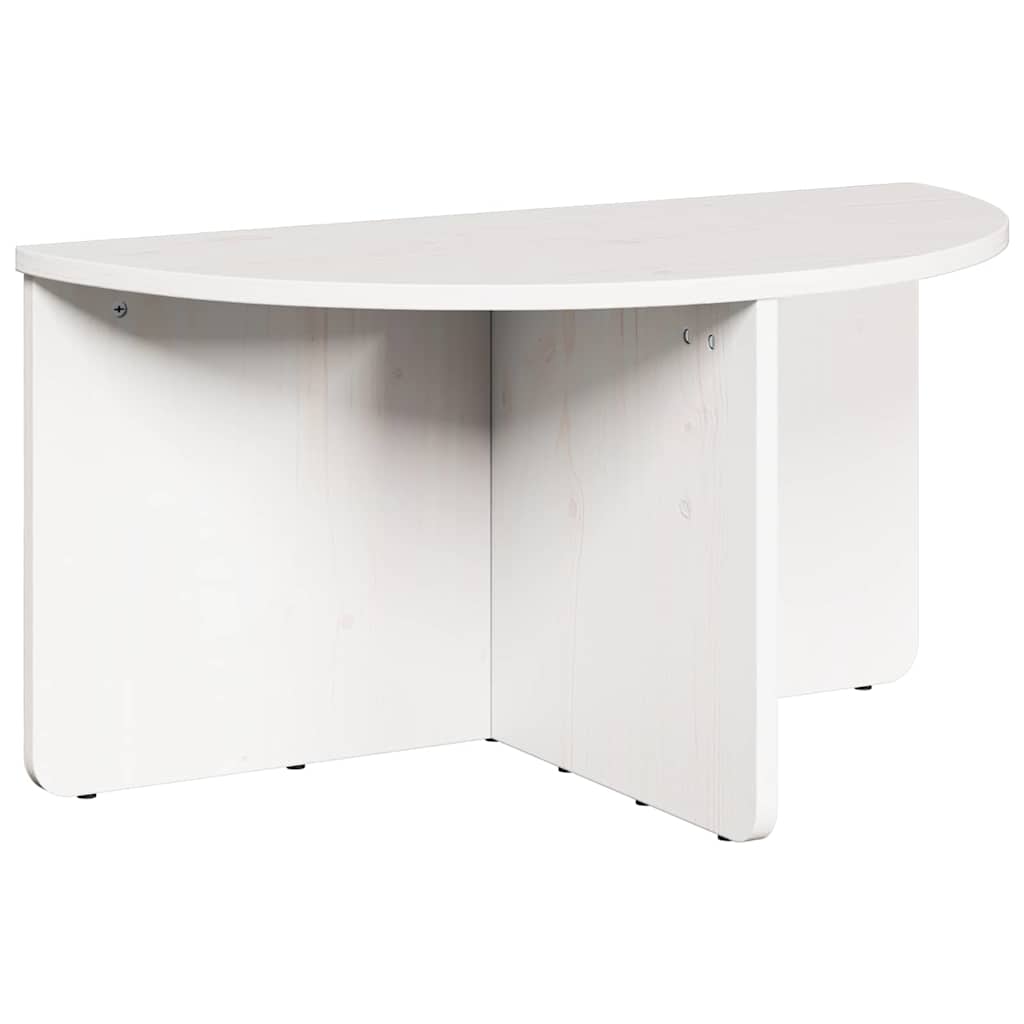 Kava Stol 2 pcs Bijelo Masivna borovina