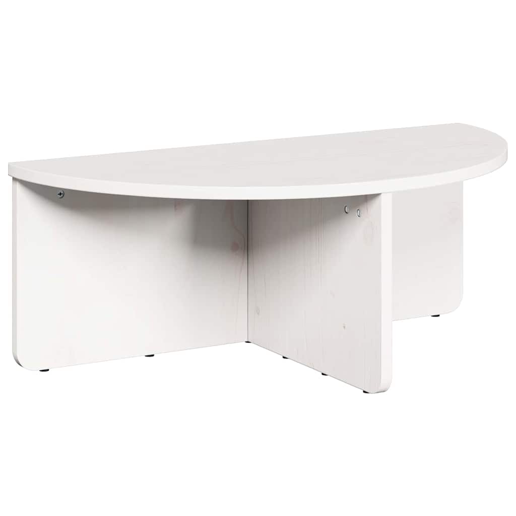 Kava Stol 2 pcs Bijelo Masivna borovina