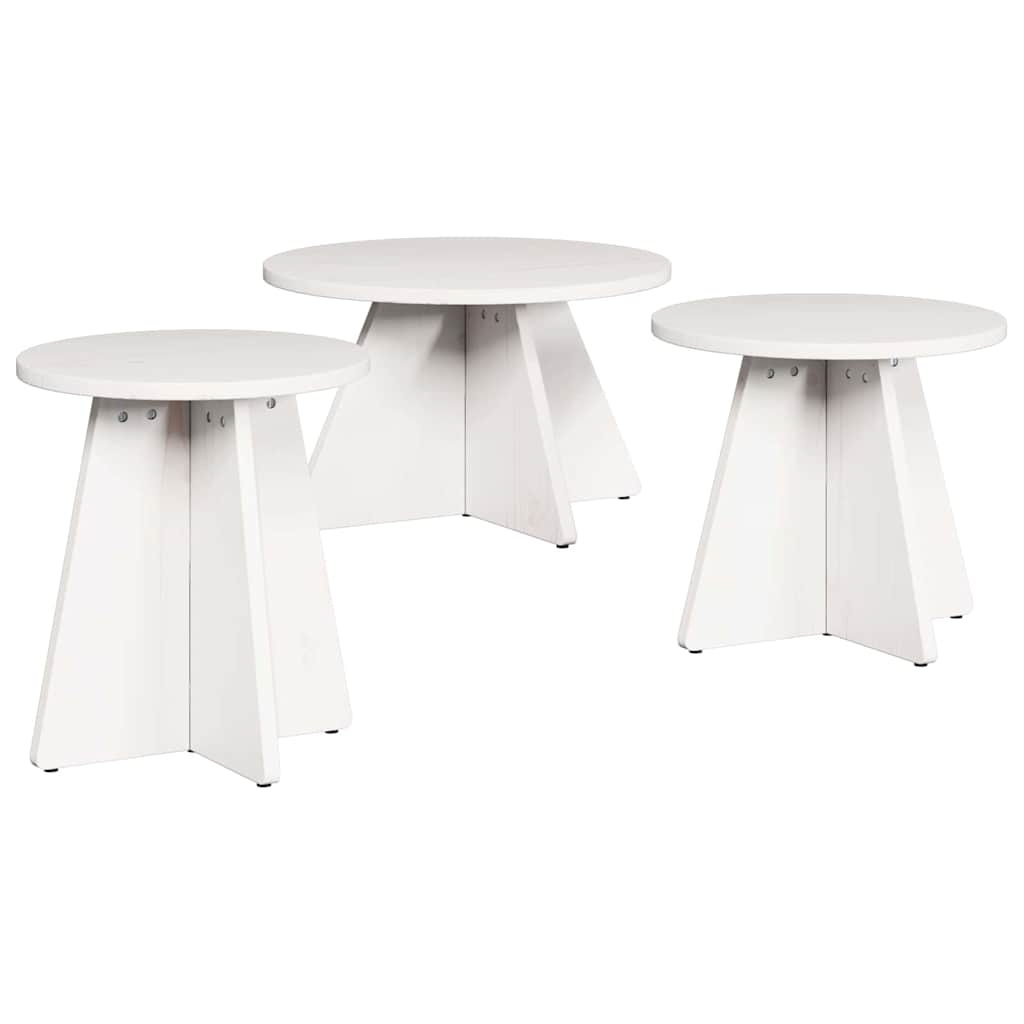 Kava Stol 3 pcs Bijelo