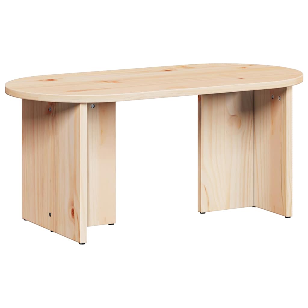 Kava Stol Prirodna 80 x 39,5 x 35 cm Čvrsto borovo drvo
