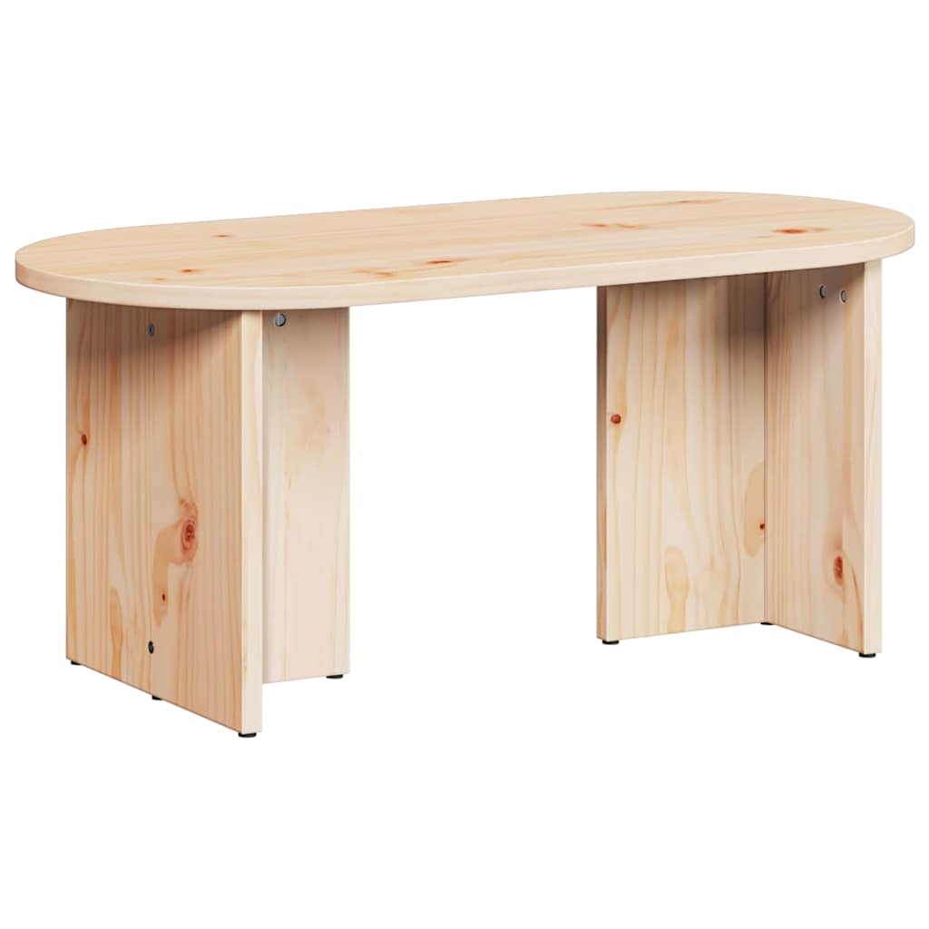 Kava Stol Prirodna 80 x 39,5 x 35 cm Čvrsto borovo drvo