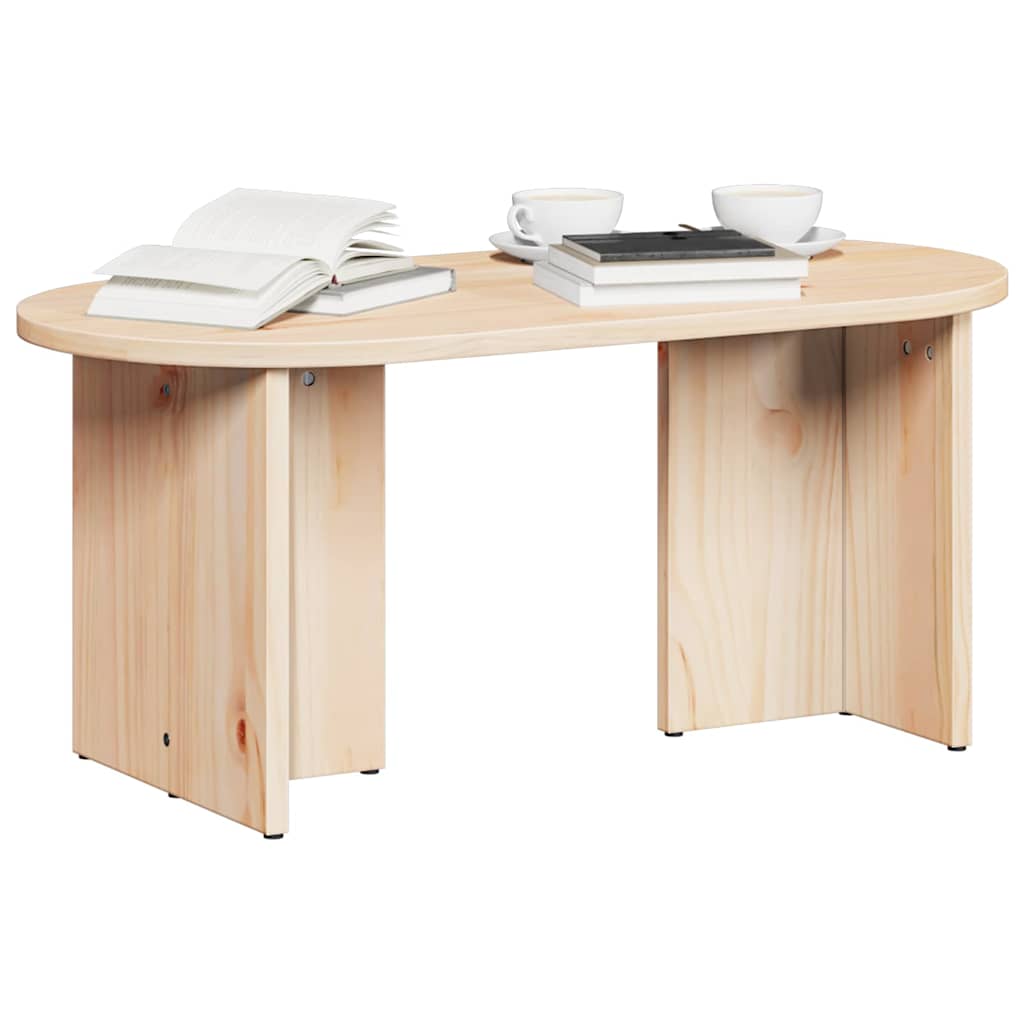 Kava Stol Prirodna 80 x 39,5 x 35 cm Čvrsto borovo drvo