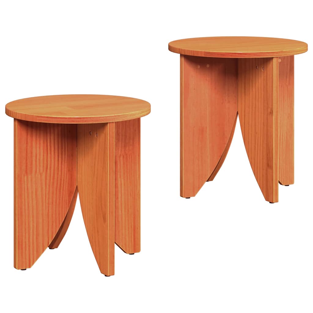 Kava Stol 2 pcs Vosak smeđa