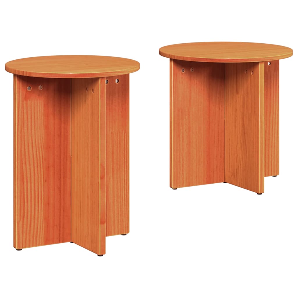 Kava Stol 2 pcs Vosak smeđa