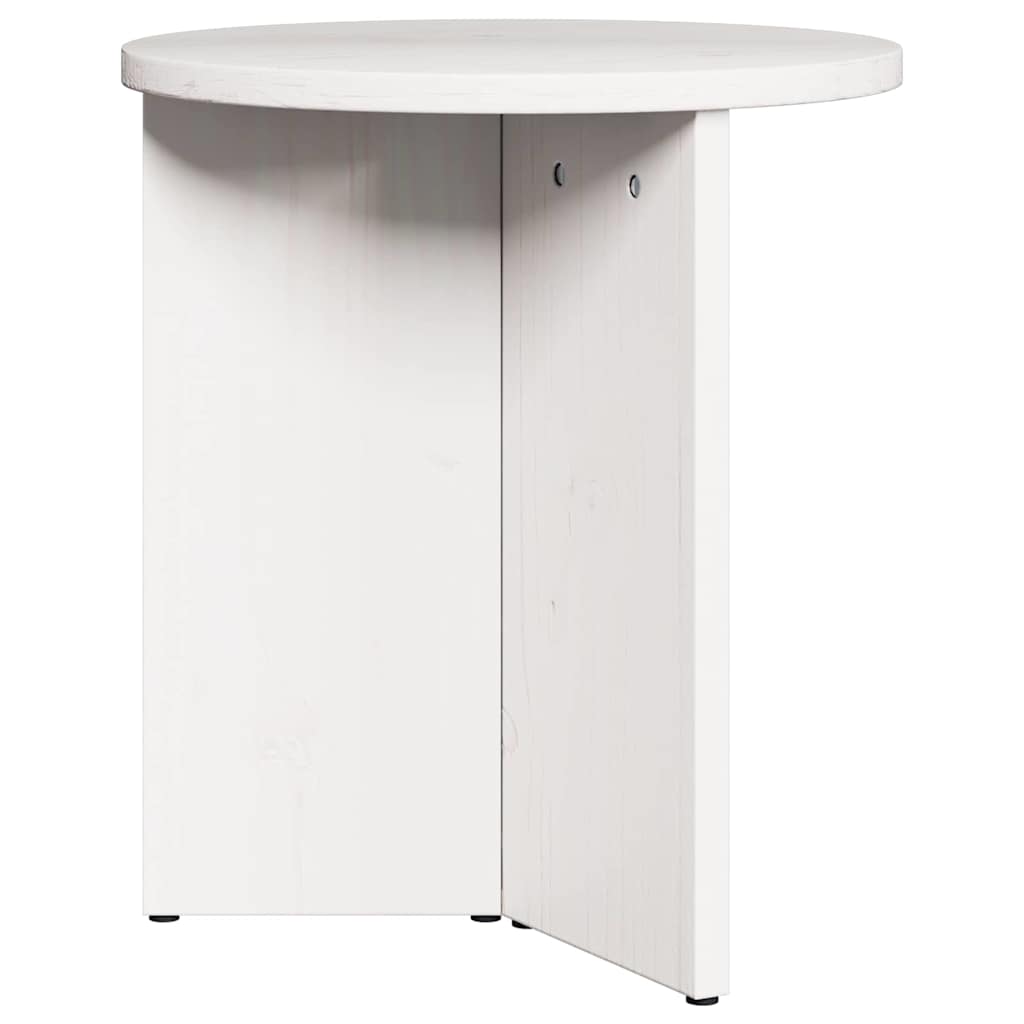 Kava Stol 2 pcs Bijelo Čvrsto borovo drvo