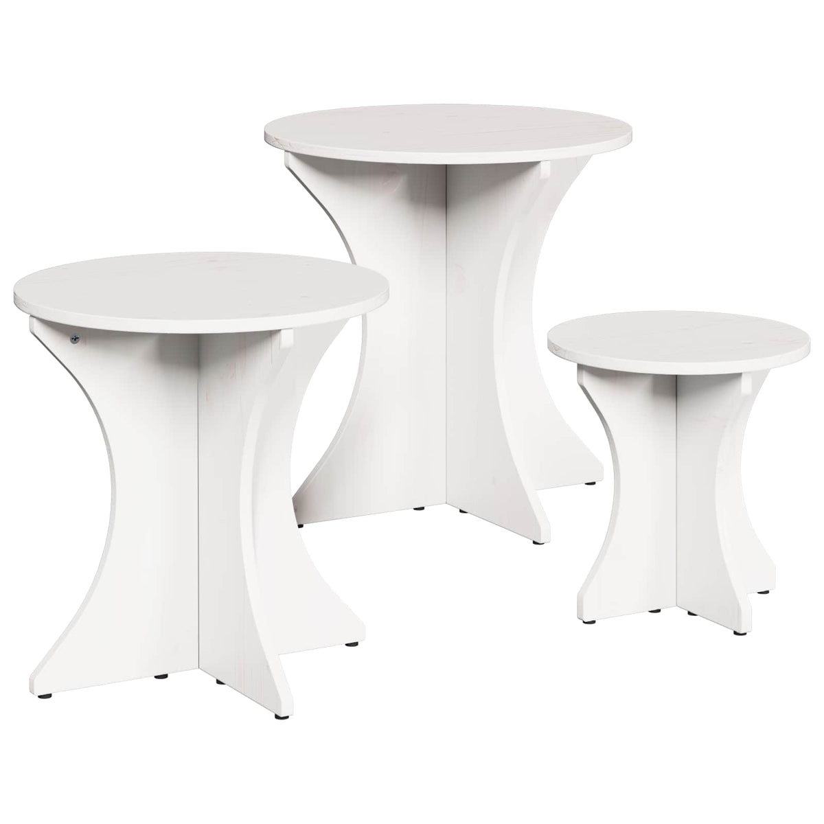 Kava Stol 3 pcs Bijelo