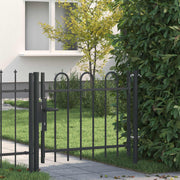 Ogradna vrata BOXTEL 103 x 124,5 cm Čelik s prahom premazan