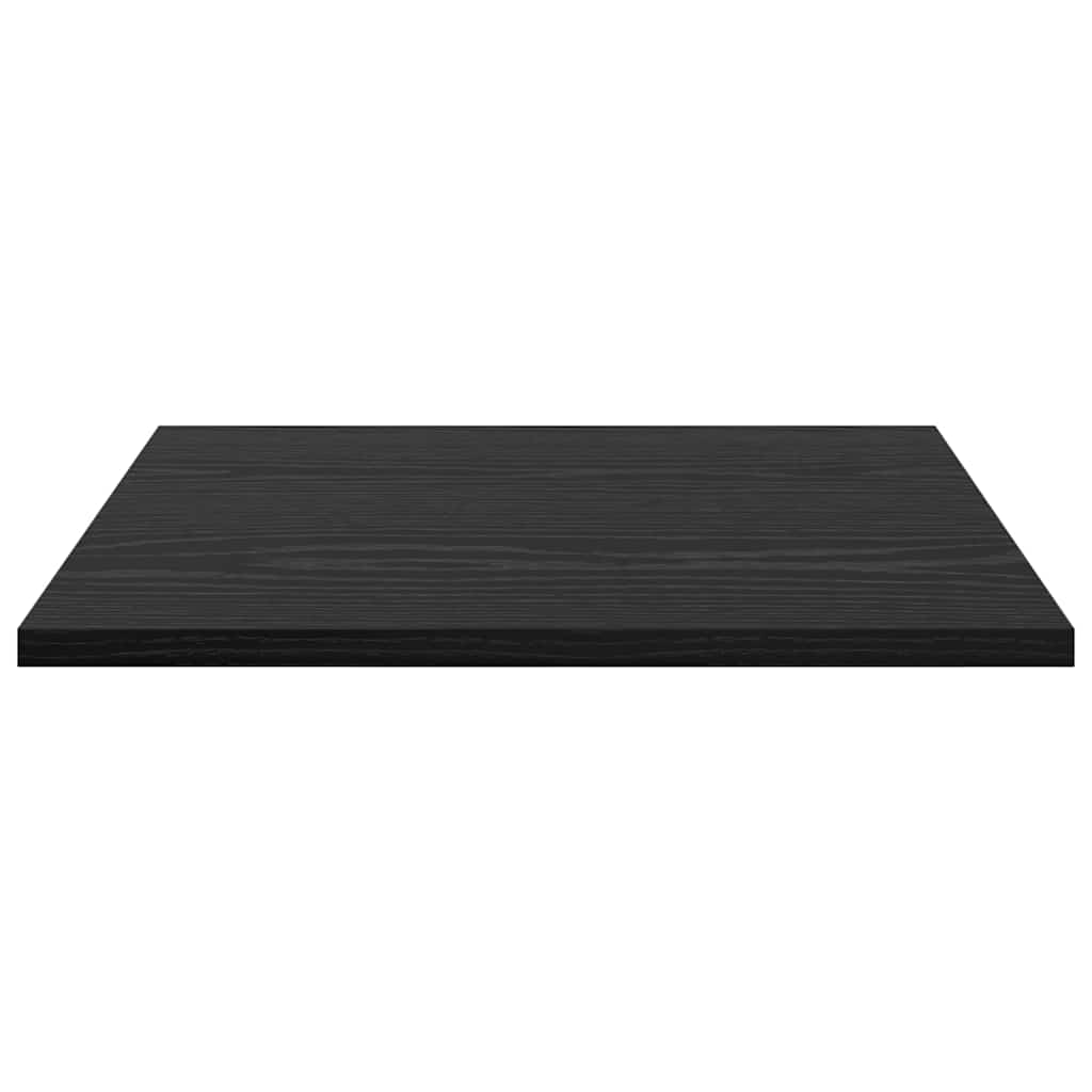 Police za knjige 4 pcs Crna 40 x 40 x 1,5 cm Konstruirano drvo