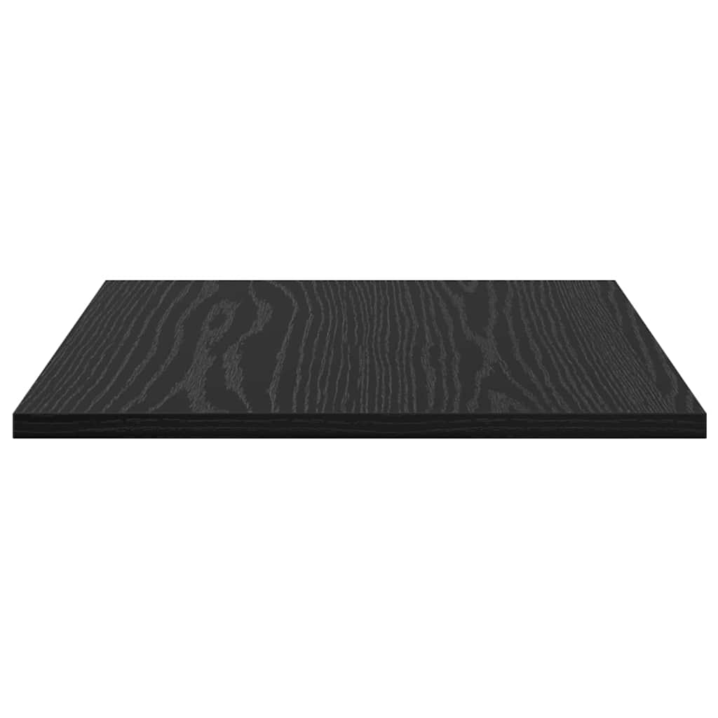 Police za knjige 4 pcs Crna 40 x 40 x 1,5 cm Konstruirano drvo