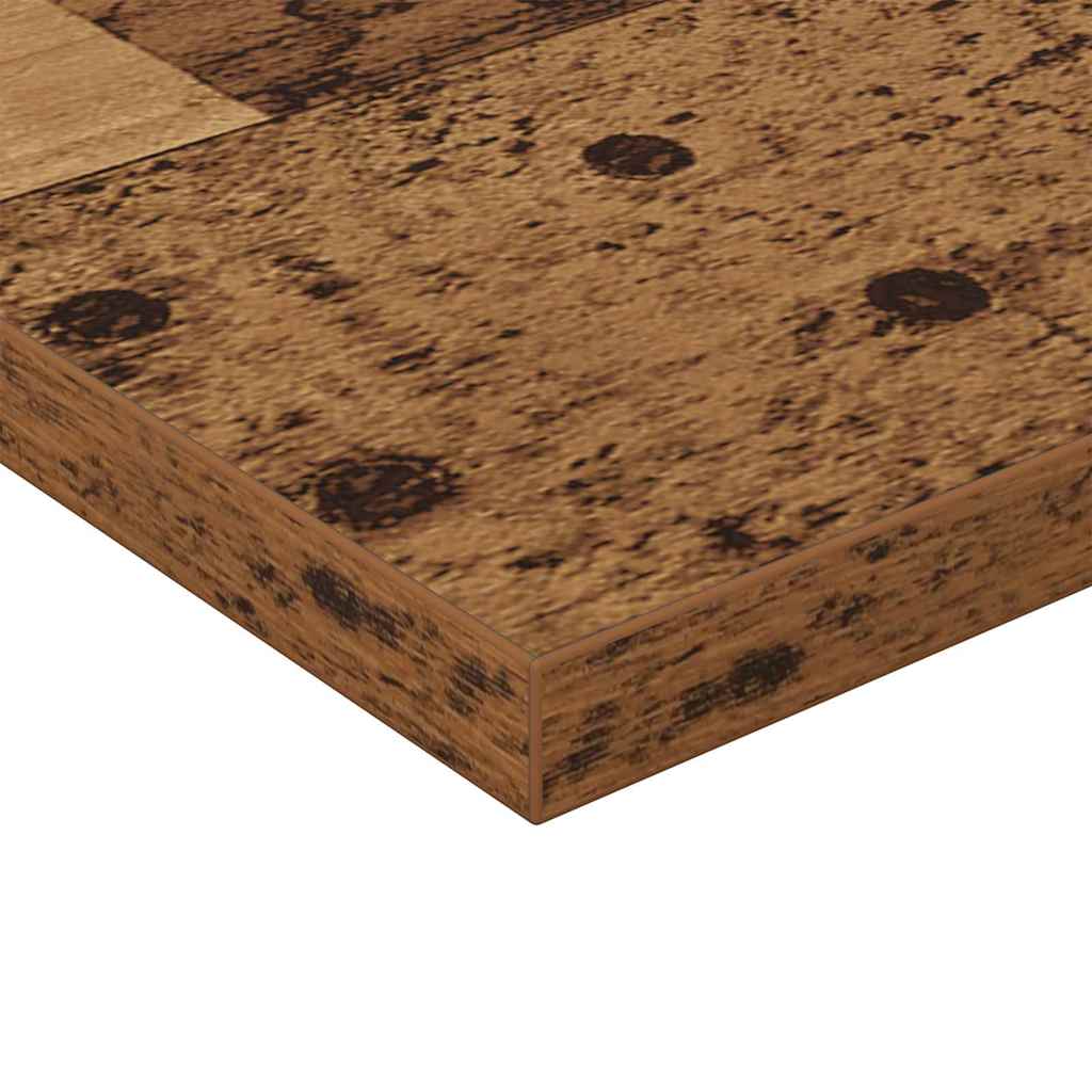 Police za knjige 4 pcs Smeđa 80 x 20 x 1,5 cm Konstruirano drvo