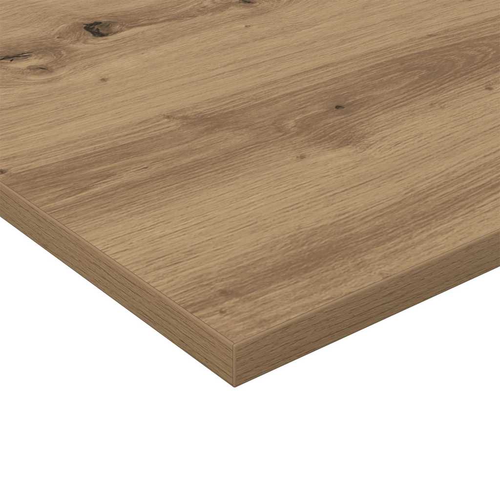 Police za knjige 4 pcs Smeđa 80 x 20 x 1,5 cm Konstruirano drvo