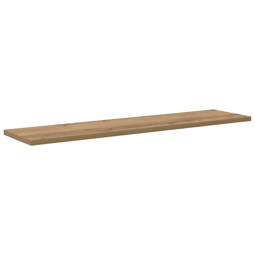 Police za knjige 4 pcs Smeđa 80 x 20 x 1,5 cm Konstruirano drvo