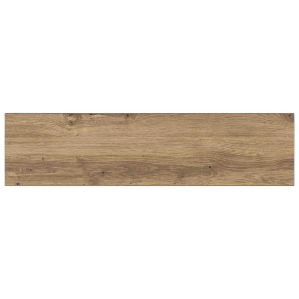 Police za knjige 4 pcs Smeđa 80 x 20 x 1,5 cm Konstruirano drvo