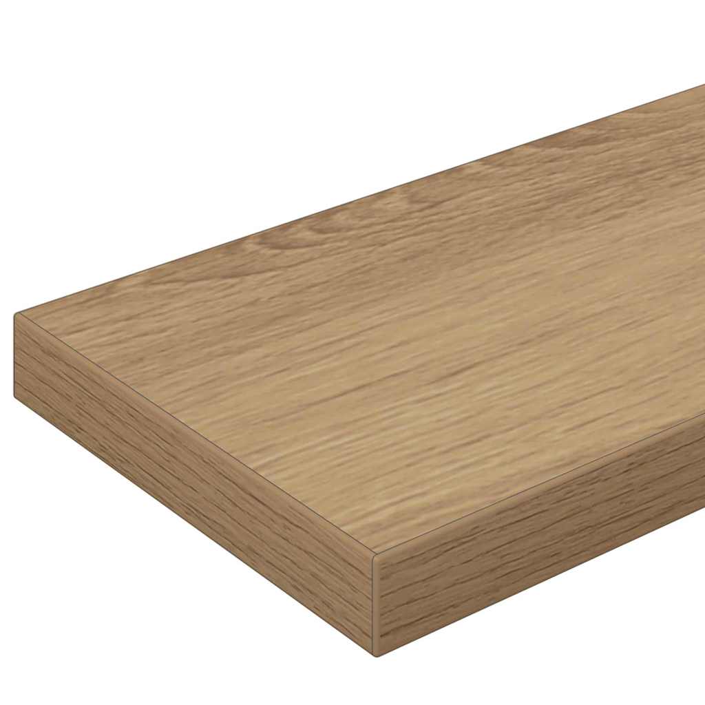 Police za knjige 4 pcs Smeđa 100 x 10 x 1,5 cm