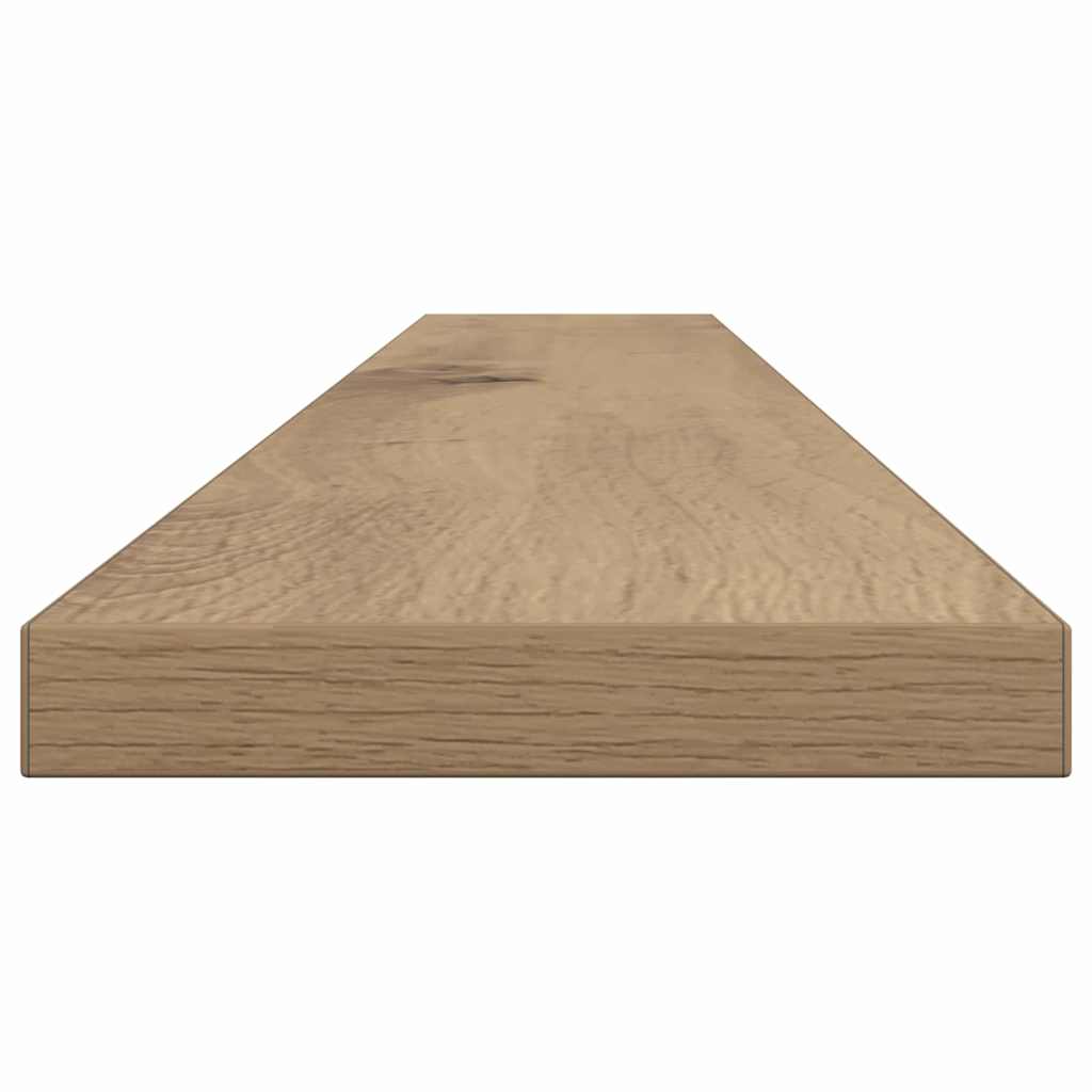 Police za knjige 4 pcs Smeđa 100 x 10 x 1,5 cm