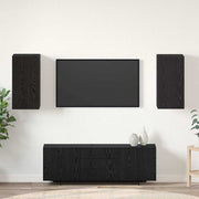TV Kabinet za Zid Zidne 2 pcs Crni hrast 30,5 x 30 x 60 cm