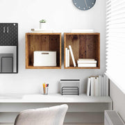 Ormar za Zid 2 pcs Staro drvo 37 x 37 x 37 cm Konstruirano drvo