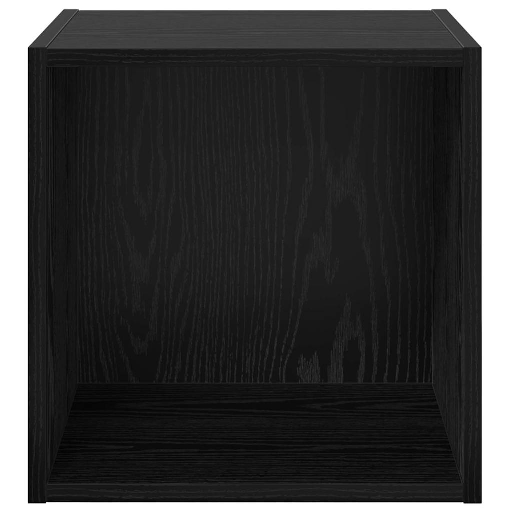 Ormar za Zid Zidne Crni hrast 37 x 37 x 37 cm Konstruirano drvo