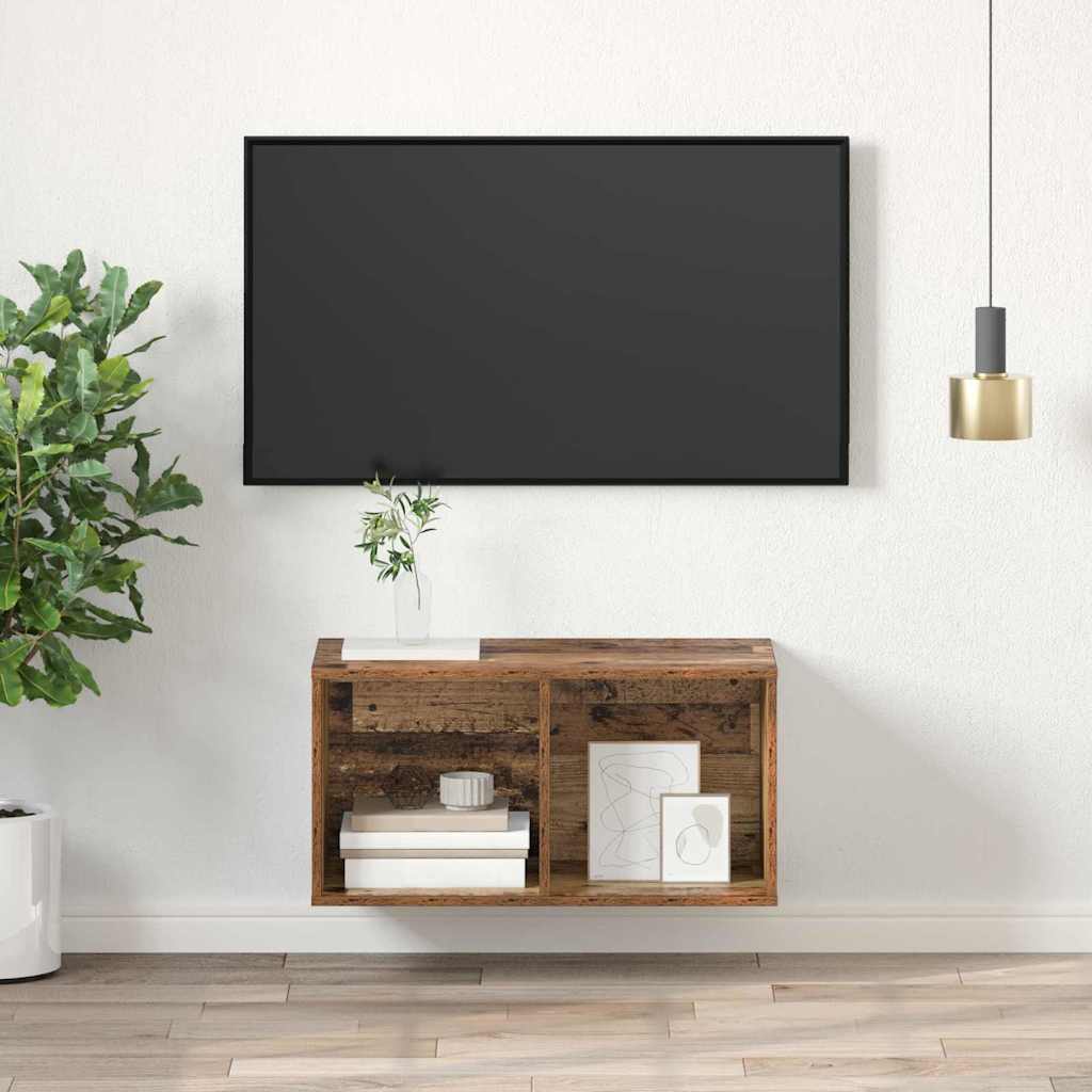 Set TV komoda Staro drvo 37 x 37 x 72 cm Konstruirano drvo