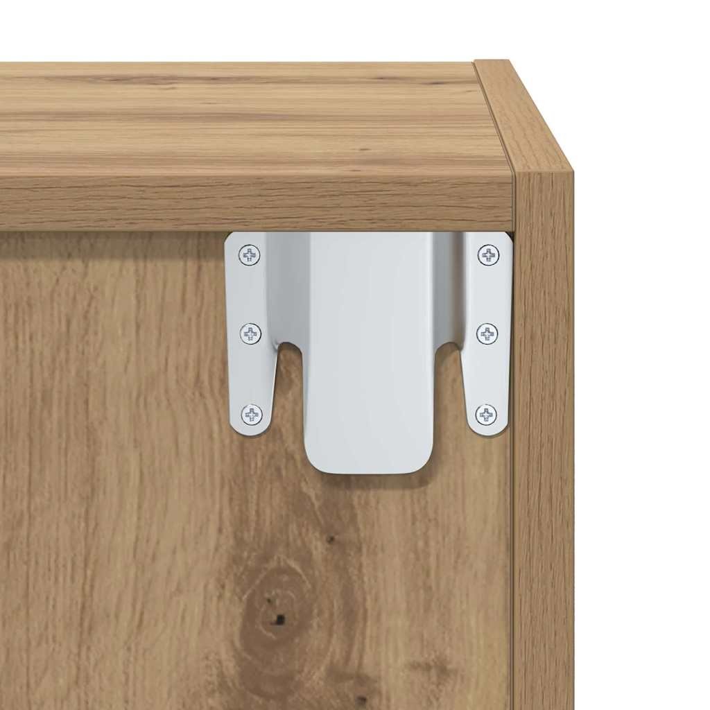 Set TV komoda Zidne Umjetnički hrast 37 x 37 x 72 cm