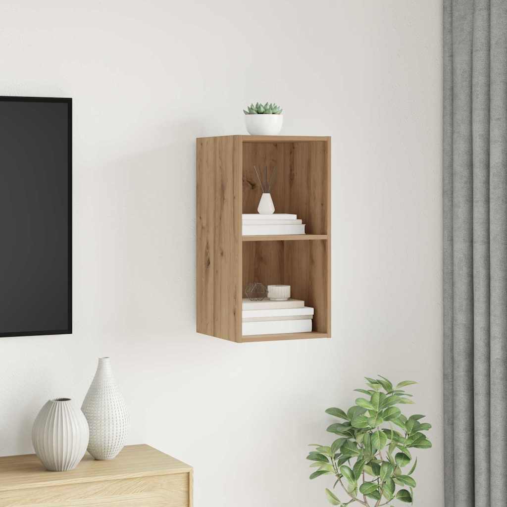 Set TV komoda Zidne Umjetnički hrast 37 x 37 x 72 cm