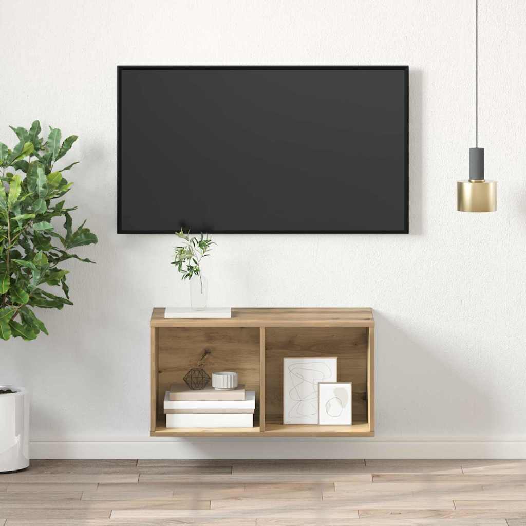 Set TV komoda Zidne Umjetnički hrast 37 x 37 x 72 cm