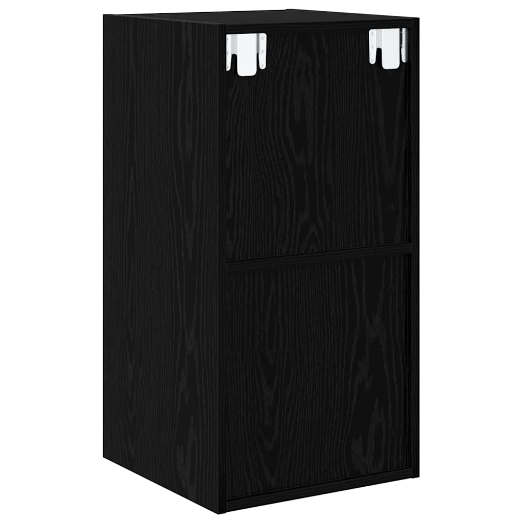 Set TV komoda Crni hrast 37 x 37 x 72 cm Konstruirano drvo