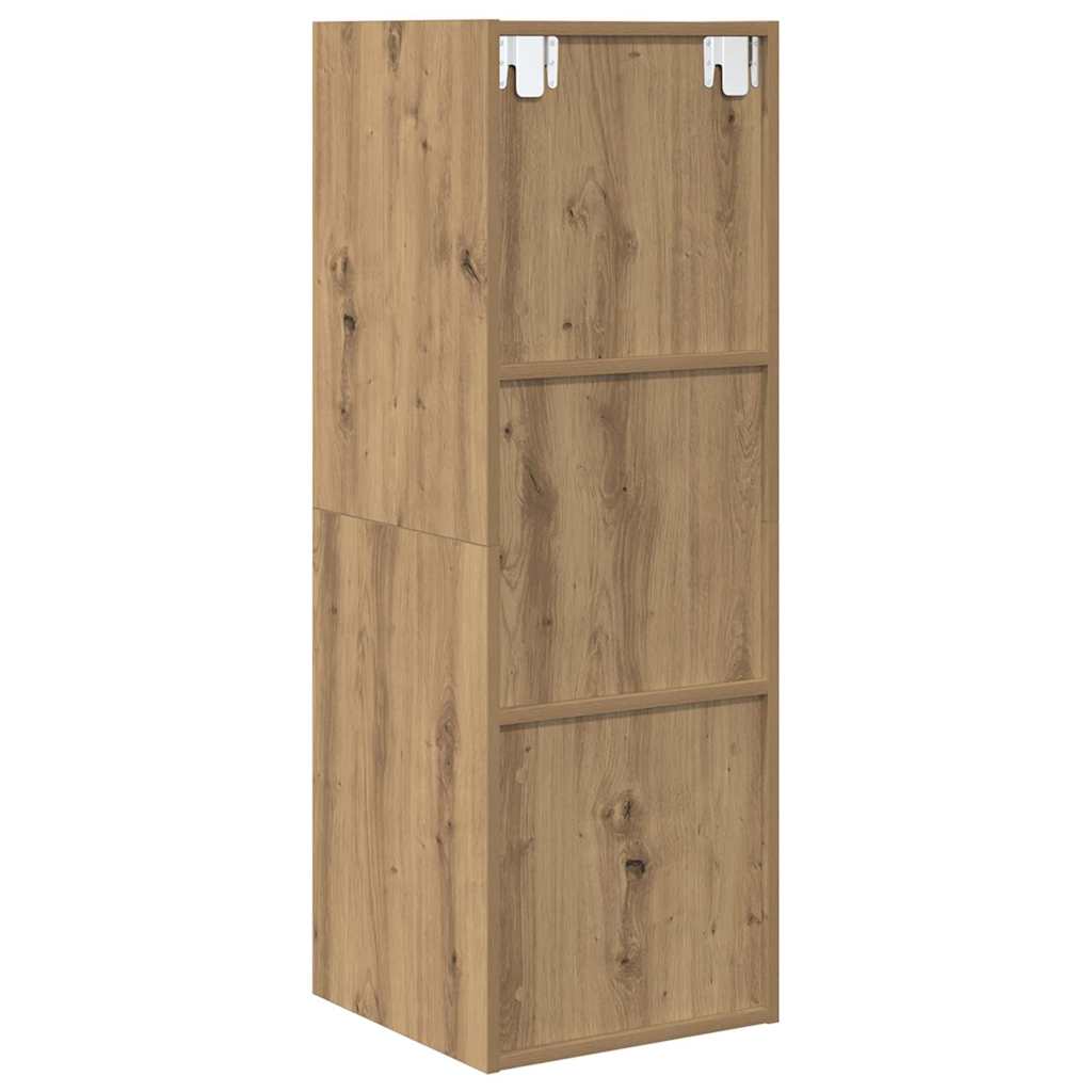 Set TV komoda Zidne Umjetnički hrast 37 x 37 x 107 cm